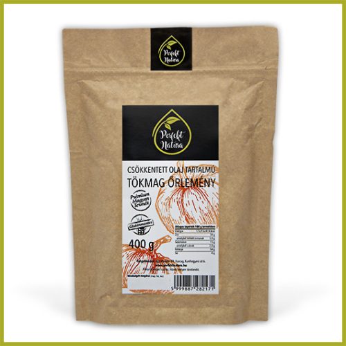 Perfekt Natura csökkentett olajtartalmú tökmag őrlemény 400 g - Bio és natúr élelmiszerek