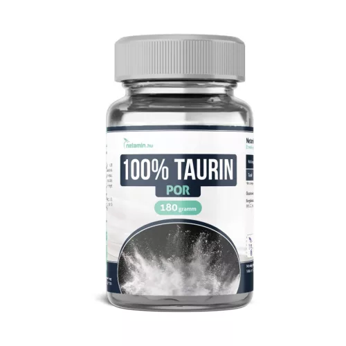Netamin 100% Taurin - étrend-kiegészítő por (180g) - Bio és natúr intim termékek