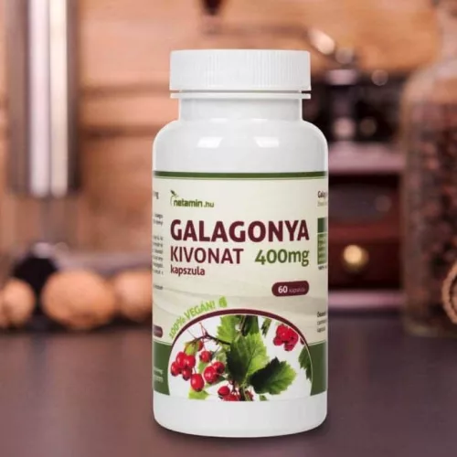 Netamin Galagonya-kivonat 400 mg kapszula - Bio és natúr étrendkiegészítők