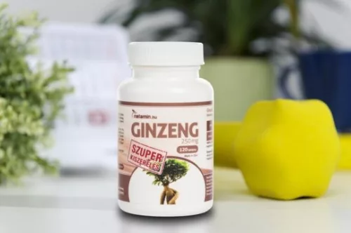 Netamin Ginzeng Super 250mg - étrendkiegészítő kapszula (120db) - Bio és natúr intim termékek