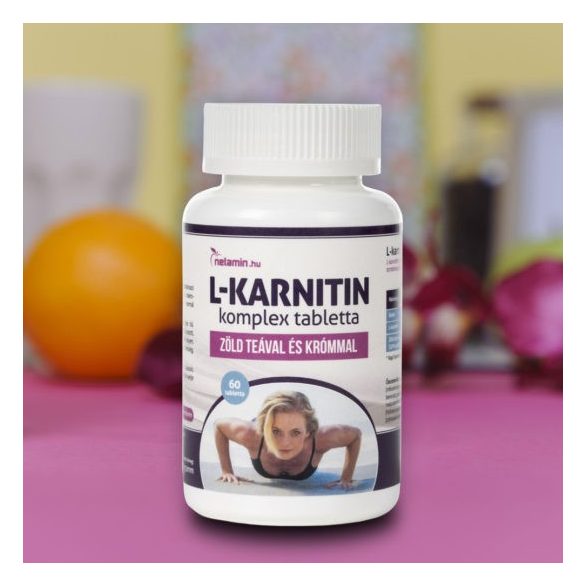 Netamin L-karnitin komplex tabletta zöld teával és krómmal