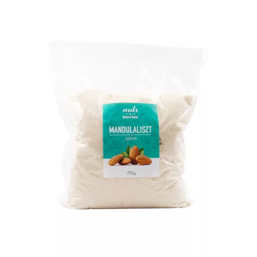 Nuts&berries Mandulaliszt 750g - 