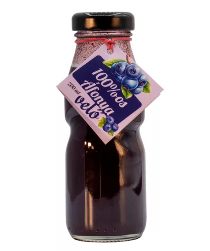 ÁFONYA GYÜMÖLCSVELŐ 200ML DRS - 