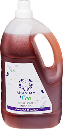 Anandam ECO Hipoallergén levend&vanília mosógél 3L - 
