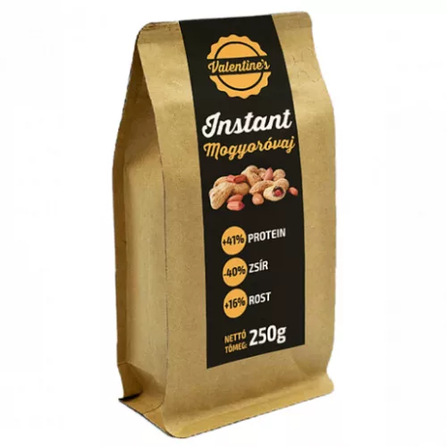 Valentines instant mogyoróvaj 250 g - Bio és natúr élelmiszerek