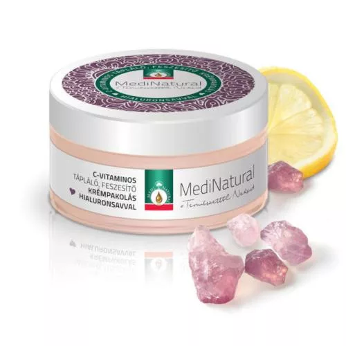 Medinatural tápláló feszesítő krémpakolás c-vitamin+hialuron 100 ml - Bio és natúr kozmetikumok