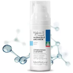 Medinatural hyaluron 3+ceramid hidratáló arckrém 50  ml - Bio és natúr kozmetikumok