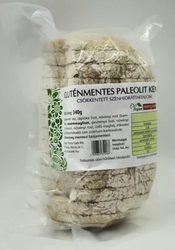 Gluténmentes paleolit kenyér 340g Tiszta Ízek - Bio és natúr élelmiszerek