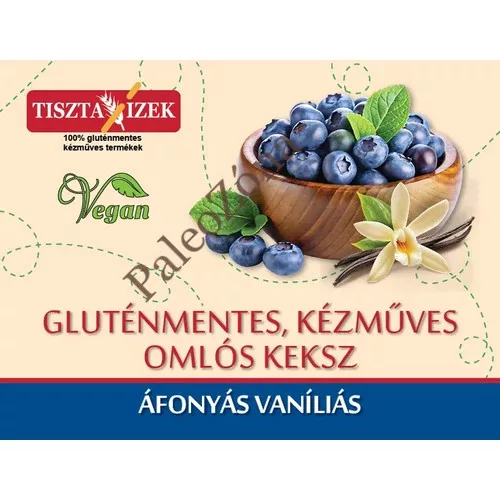 Tiszta Ízek Gluténm. Áfonyás-Vaníliás keksz 180g - 