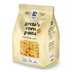 Its us gretas gluténmentes kukorica száraztészta macaroni szarvacska 200 g - Bio és natúr élelmiszerek