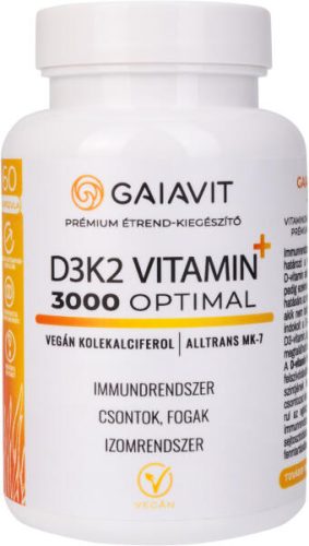 Gaiavit d3k2 vitamin 3000 optimal kapszula 60 db