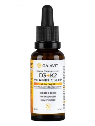 Gaiavit d3+k2 vitamin csepp 4000 forte 29 ml