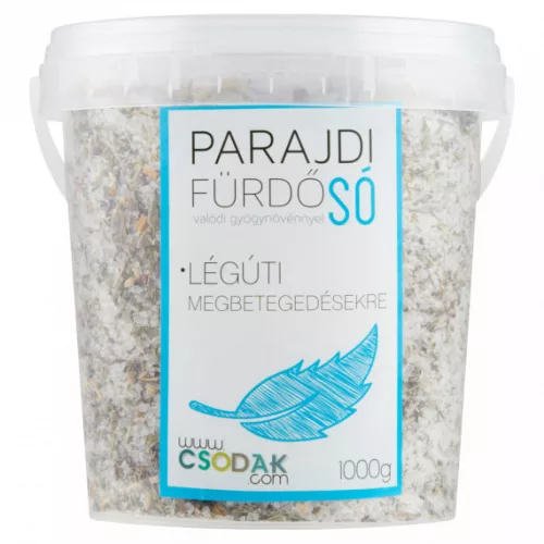 Parajdi fürdősó légúti megbetegedésekre 1000 g - Bio és natúr kozmetikumok
