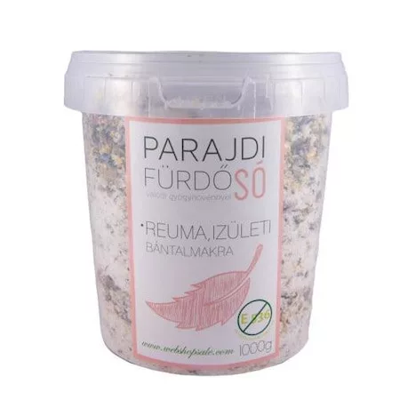 Parajdi fürdősó reuma, ízületi bántalmakra 1000 g - Bio és natúr kozmetikumok