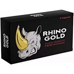 RHINO GOLD - természetes étrendkiegészítő férfiaknak (6db) - Bio és natúr intim termékek
