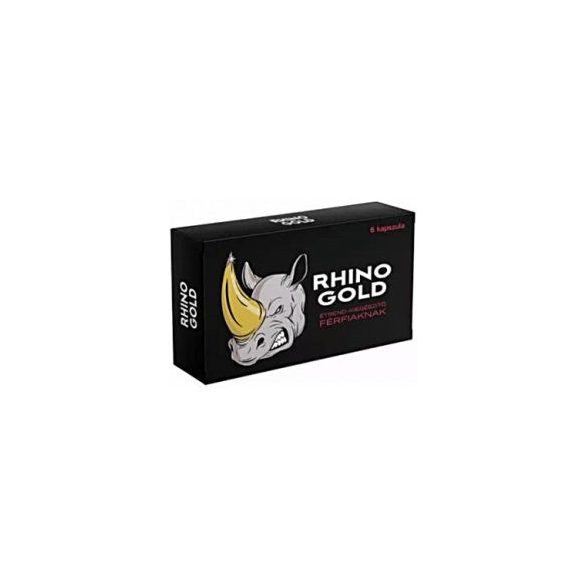 RHINO GOLD - természetes étrendkiegészítő férfiaknak (6db)