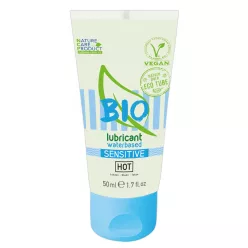 HOT Bio Sensitive - vegán vízbázisú síkosító (50 ml) - Bio és natúr intim termékek
