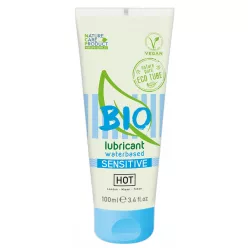 HOT Bio Sensitive - vegán vízbázisú síkosító (100ml) - Bio és natúr intim termékek