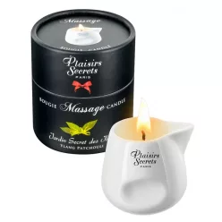 Plaisirs Secrets Ylang Patchouli - masszázsgyertya (80 ml) - Bio és natúr intim termékek