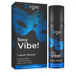 Orgie Sexy Vibe Liquid - folyékony vibrátor nőknek és férfiaknak (15 ml) - Bio és natúr intim termékek
