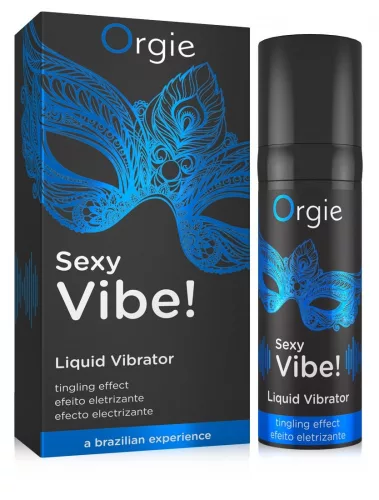 Orgie Sexy Vibe Liquid - folyékony vibrátor nőknek és férfiaknak (15 ml) - Bio és natúr intim termékek