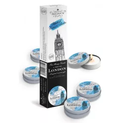 Petits Joujoux London - masszázsgyertya szett - rebarbara-ámbra (5 x 43ml) - Bio és natúr intim termékek