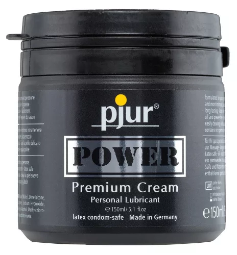 Pjur Power - prémium síkosító krém (150 ml) - Bio és natúr intim termékek
