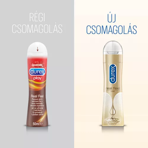 Durex Play Real Feel - szilikonos síkosító (50 ml) - Bio és natúr intim termékek