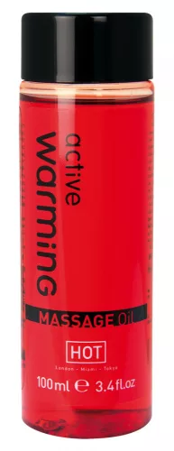 HOT melegítő hatású masszázsolaj (100ml) - Bio és natúr intim termékek