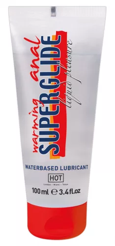 HOT Anal Superglide - melegítő hatású anál síkosító (100ml) - Bio és natúr intim termékek