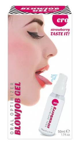 Blowjob Gel - orál síkosító gél - eper (50 ml) - Bio és natúr intim termékek