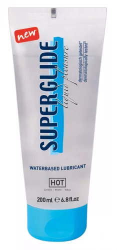 HOT Superglide - vízbázisú síkosító (200 ml) - Bio és natúr intim termékek
