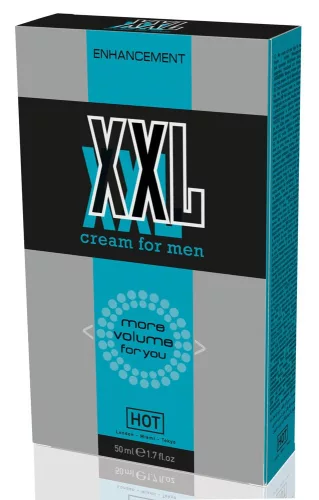 HOT XXL Volume - intim krém férfiaknak (50 ml) - Bio és natúr intim termékek