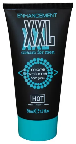 HOT XXL Volume - intim krém férfiaknak (50 ml) - Bio és natúr intim termékek