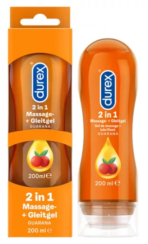 Durex Play 2in1 masszázsolaj - Guarana (200 ml) - Bio és natúr intim termékek