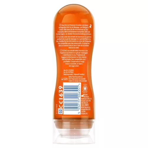 Durex Play 2in1 masszázsolaj - Guarana (200 ml) - Bio és natúr intim termékek