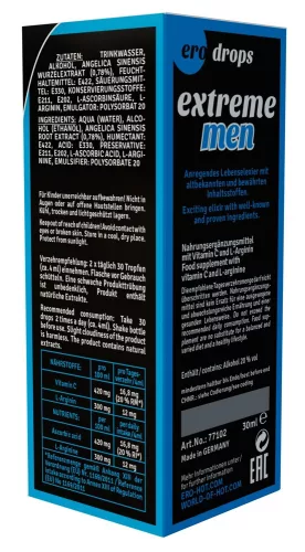 HOT Spanish fly Extreme - étrendkiegészítő csepp férfiaknak (30 ml) - Bio és natúr intim termékek