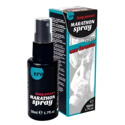 HOT Long Power Marathon - ejakuláció késleltető spray (50 ml) - Bio és natúr intim termékek