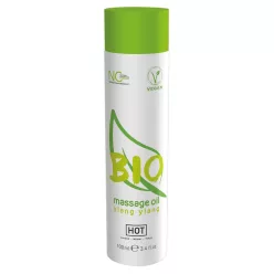 HOT BIO - vegán masszázsolaj - ylang ylang (100ml) - Bio és natúr intim termékek