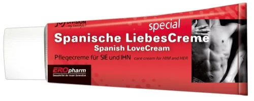 Spanyol szerelemkrém - intim krém nőknek és férfiaknak (40 ml) - Bio és natúr intim termékek
