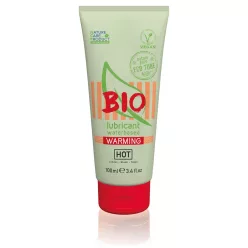 HOT BIO Warming - melegítő hatású vegán vízbázisú síkosító (100ml) - Bio és natúr intim termékek