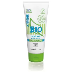 HOT BIO Superglide Xtreme - vegán vízbázisú síkosító (100ml) - Bio és natúr intim termékek
