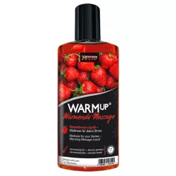 JoyDivision WARMup - melegítős masszázsolaj - eper (150 ml) - Bio és natúr intim termékek
