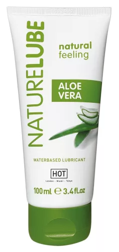 HOT NatureLube Aloe Vera - vízbázisú síkosító (100ml) - Bio és natúr intim termékek