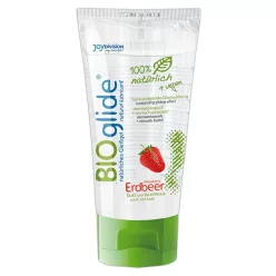 BIOglide  - vízbázisú síkosító - eper (80 ml) - Bio és natúr intim termékek