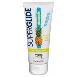 HOT Superglide Ananász - ehető síkosító (75 ml) - Bio és natúr intim termékek