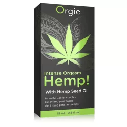 Orgie Hemp - stimuláló intim gél nőknek és férfiaknak (15 ml) - Bio és natúr intim termékek