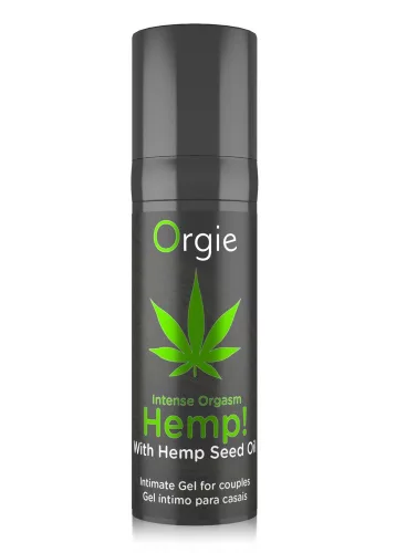 Orgie Hemp - stimuláló intim gél nőknek és férfiaknak (15 ml) - Bio és natúr intim termékek
