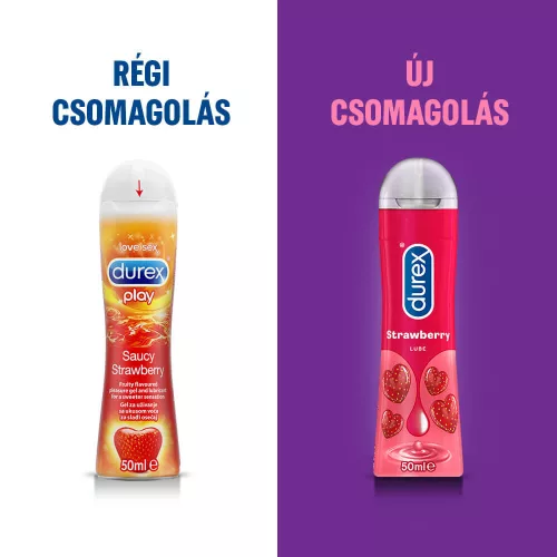 Durex Play Strawberry - epres síkosító (50 ml) - Bio és natúr intim termékek