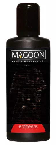 Magoon masszázsolaj - epres (100ml) - Bio és natúr intim termékek